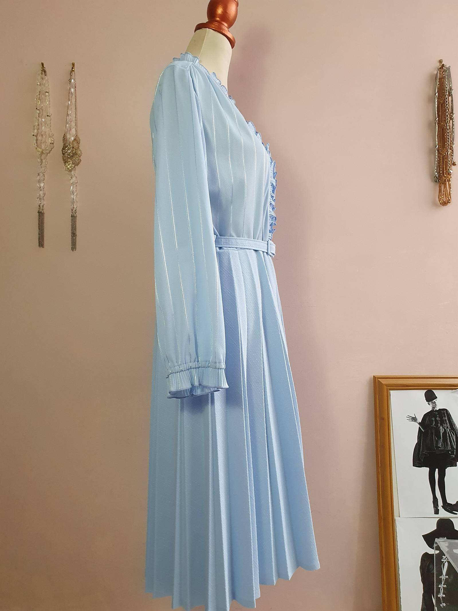 Light blue shop day dress