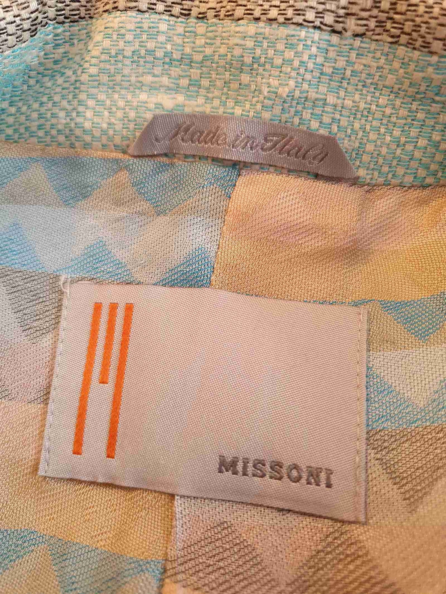 Gorgeous Pre-Owned Missoni Striped Silk Jacket - Size 12